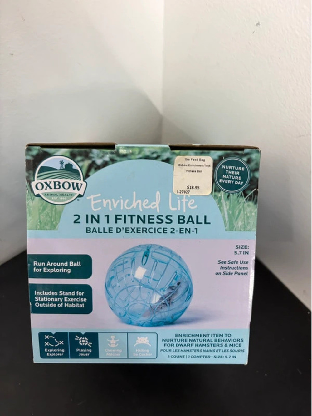 Hamster Ball - Oxbow Enriched Life 2-in-1 Fitness Ball